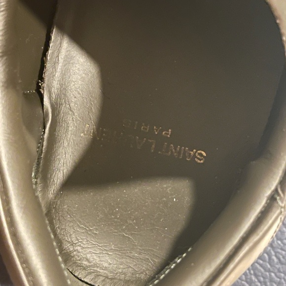 Olive Green Saint Laurent sneaker - Picture 2 of 3